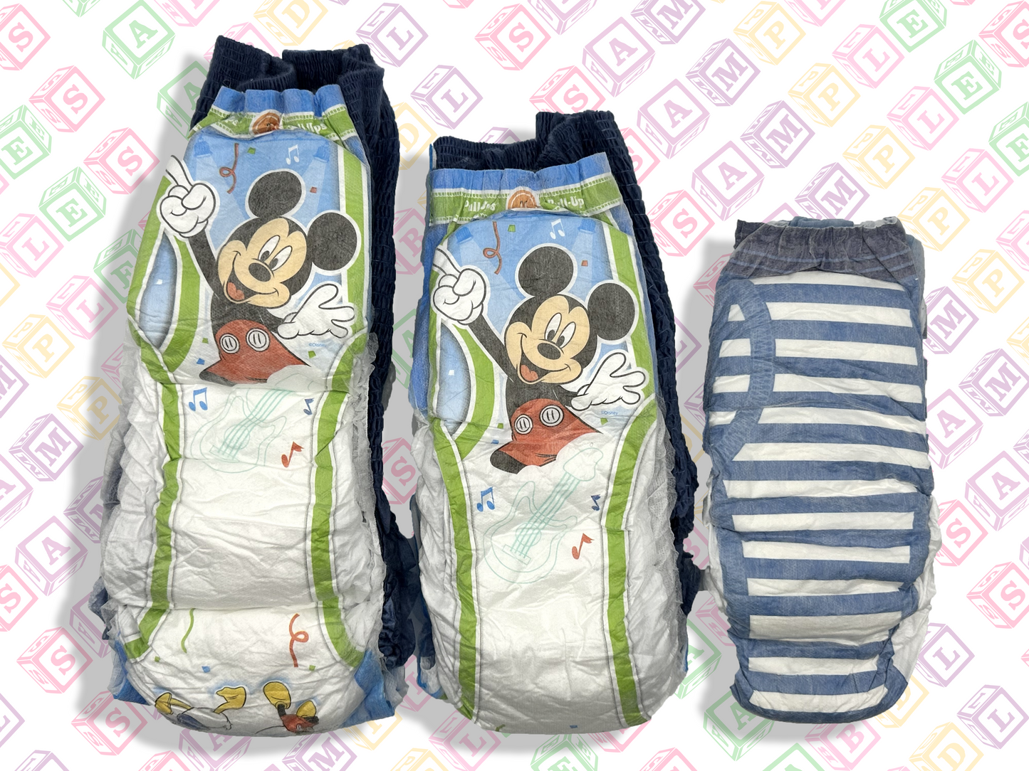 CustomZ Mr Mouse ABDL Adult Baby Pull Up Diaper - 1 x Pull Up Nappy