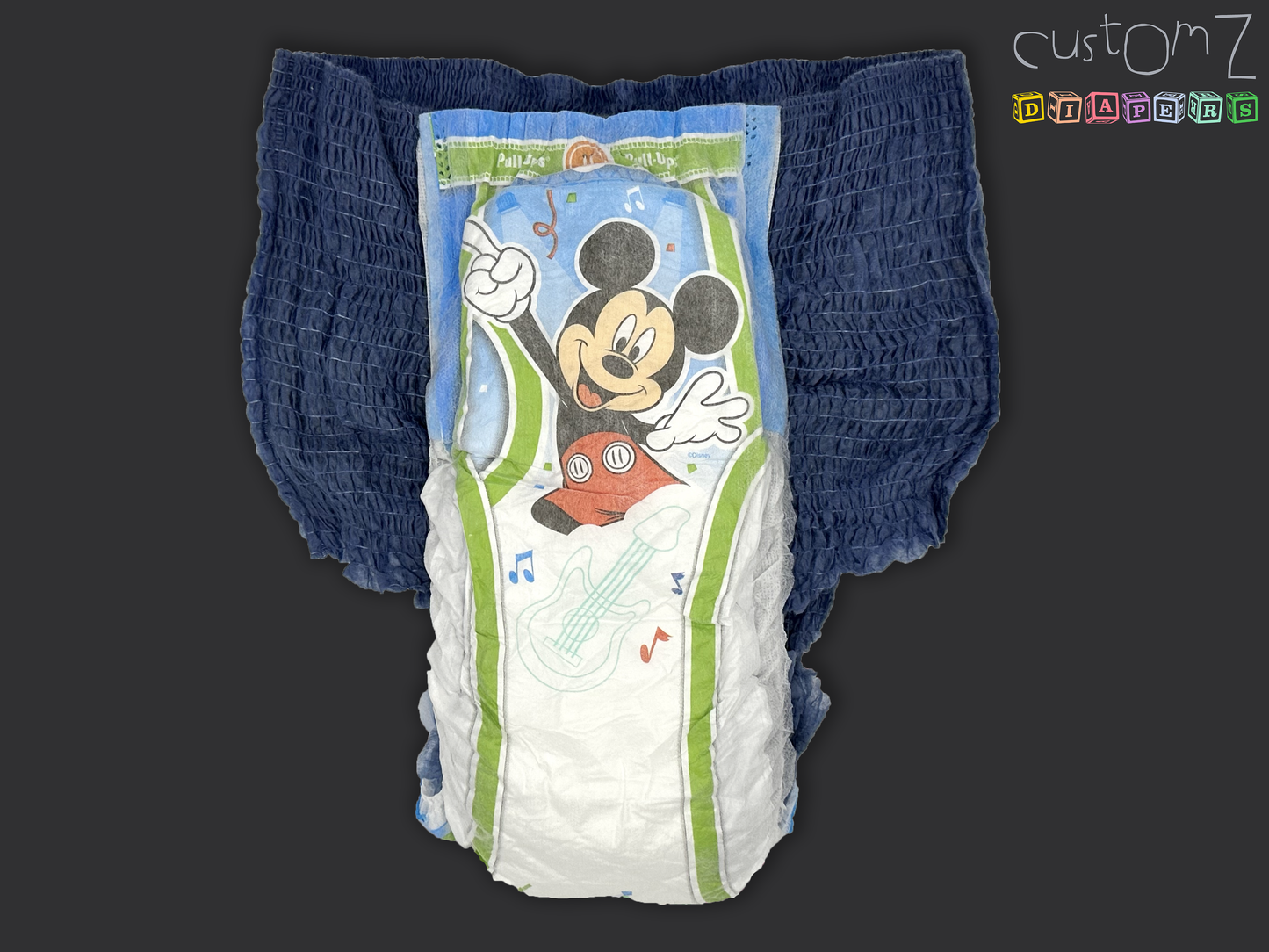 CustomZ Mr Mouse ABDL Adult Baby Pull Up Diaper - 1 x Pull Up Nappy