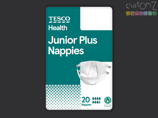 Tesco Health Junior Plus XXL Nappies Diapers - Pack of 20