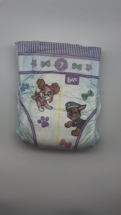 CustomZ Puppy Pals ABDL Adult Baby Diaper Nappy - 1 x Nappy