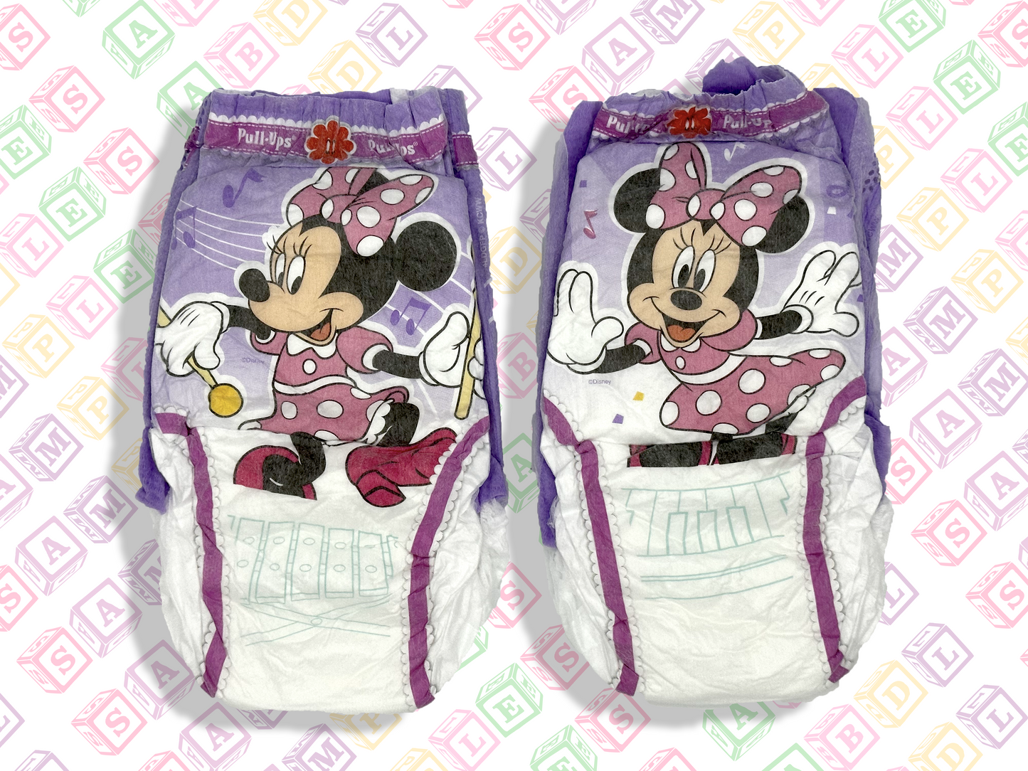 Huggies Pull-Ups Potty Training Pants for Girls - Mini Mouse Nappy Diaper - Size 5T - 6T - Single Sample