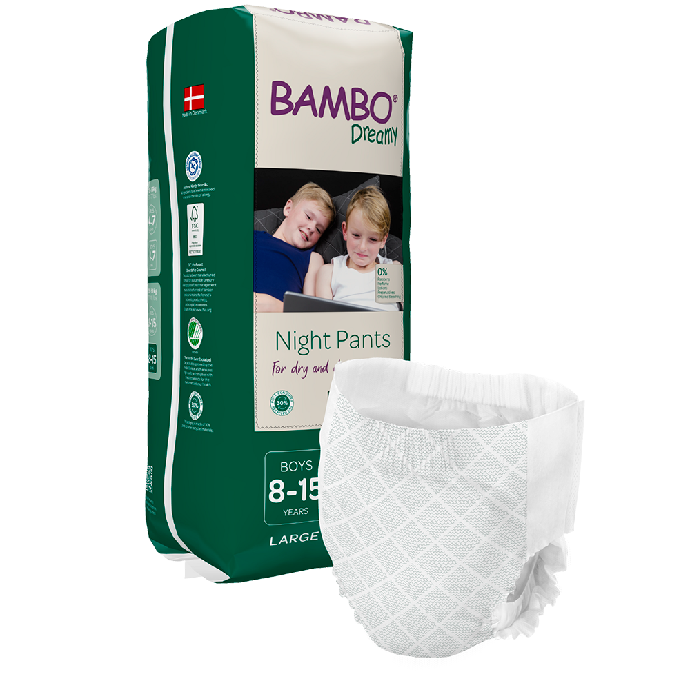 Boys UK Bambo Nature Dreamy Night Pants Bed Wetting Diaper - 10 Pack