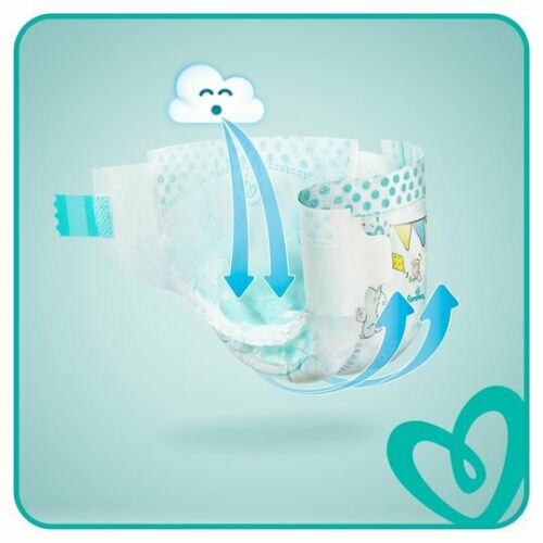 Pampers UK Size 8 Baby Dry Nappy Diaper Sample