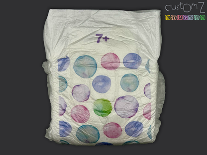 CustomZ Bubbles ABDL Adult Baby Diaper Nappy - 1 x Nappy
