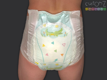 CustomZ Cosy Croc ABDL Adult Baby Diaper Nappy - 1 x Nappy – CustomZ Diapers