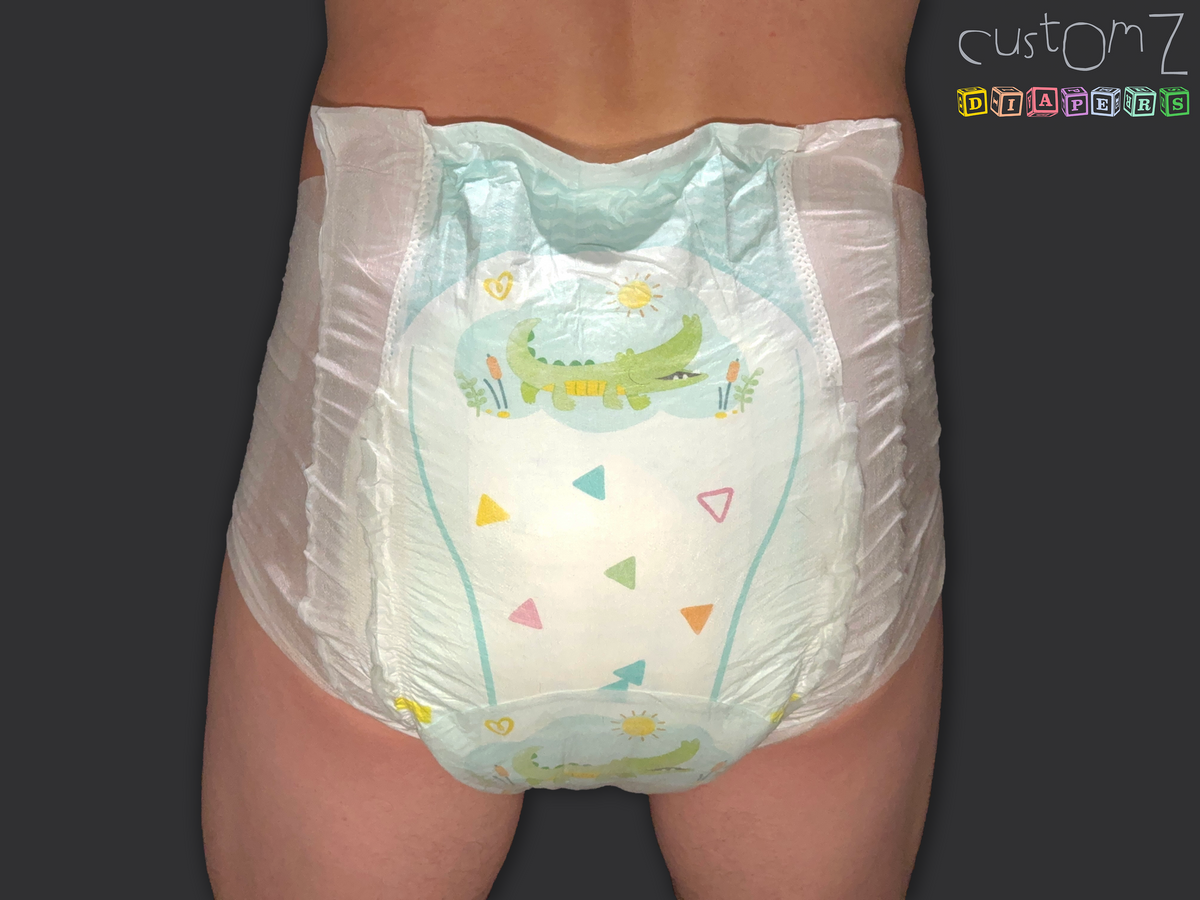 CustomZ Cosy Croc ABDL Adult Baby Diaper Nappy - 1 x Nappy – CustomZ ...