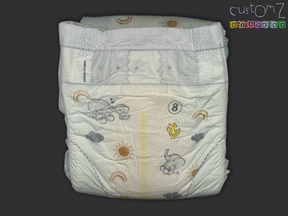CustomZ Nelly Kisses ABDL Adult Baby Diaper Nappy - 1 x Nappy