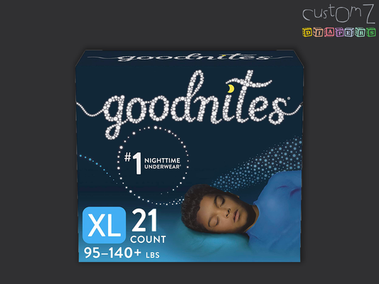 Boys US GoodNites XL Bedwetting Underwear Pyjama Pants - 21 Pack
