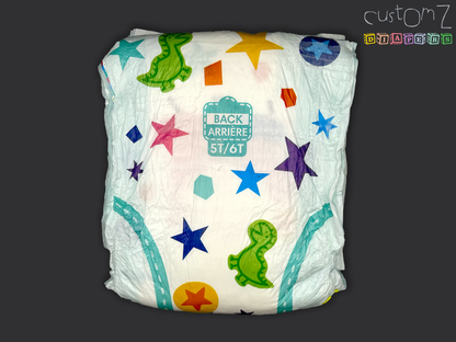 CustomZ Piggy Family ABDL Adult Baby Diaper Nappy - 1 x Nappy