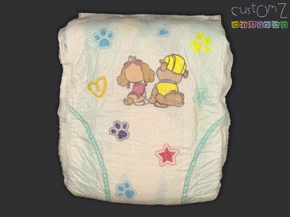 CustomZ Puppy Pals ABDL Adult Baby Diaper Nappy - 1 x Nappy