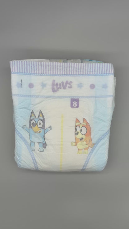 CustomZ Blu Sisters ABDL Adult Baby Diaper Nappy - 1 x Nappy