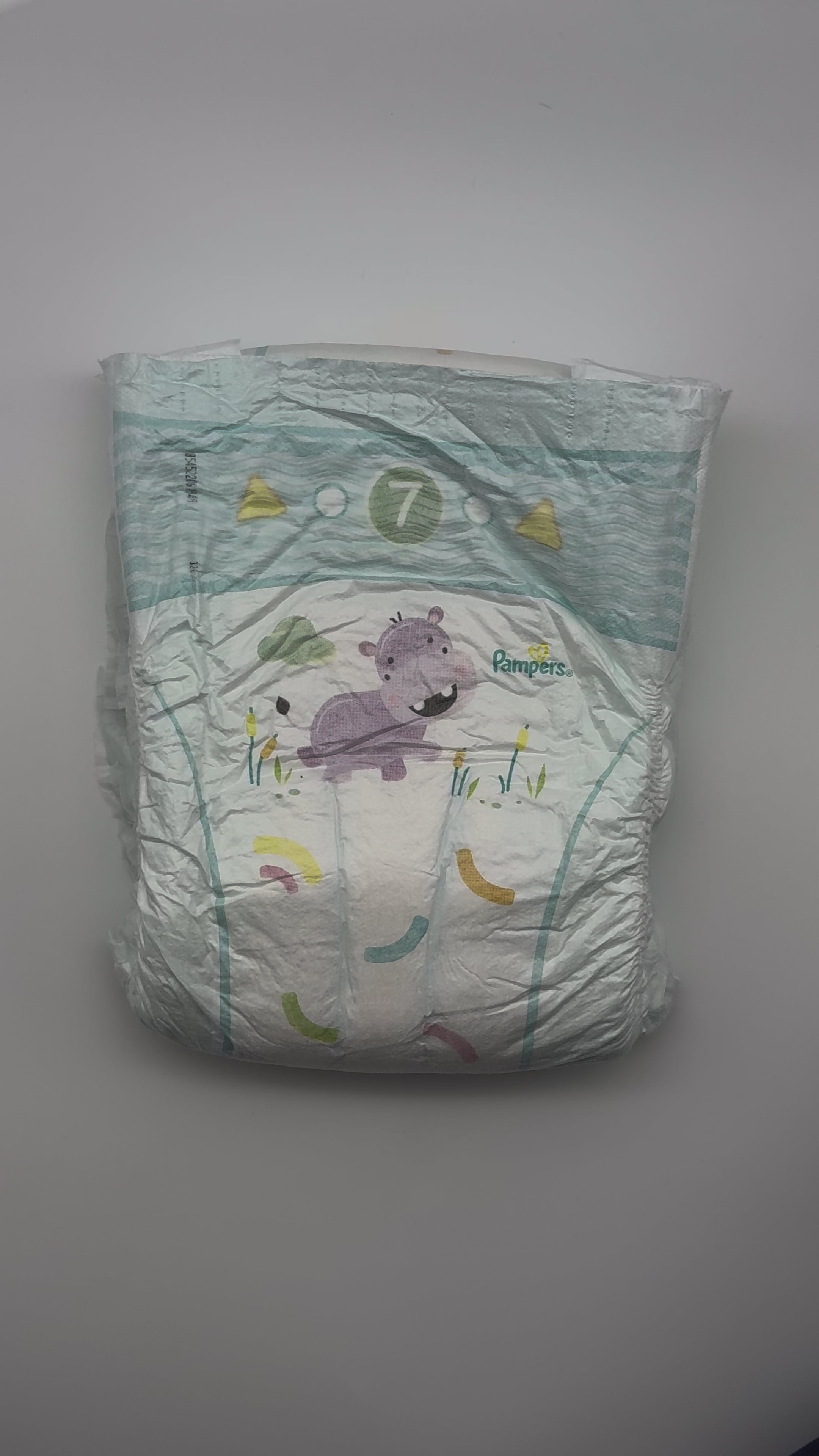CustomZ Happy Hippo ABDL Adult Baby Diaper Nappy - 1 x Nappy