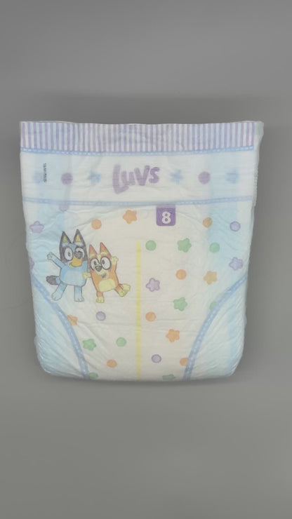 CustomZ Blu Duo ABDL Adult Baby Diaper Nappy - 1 x Nappy