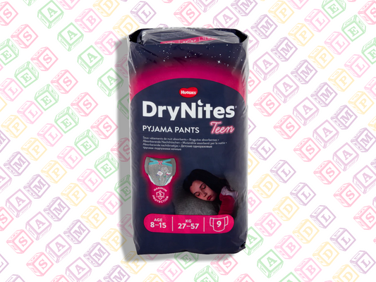 Girls UK Huggies DryNites Pyjama Pants (8 - 15) - 9 Pack