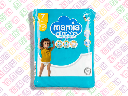 UK Aldi Mamia Size 7 Ultra Dry Nappies Diaper - Pack of 22